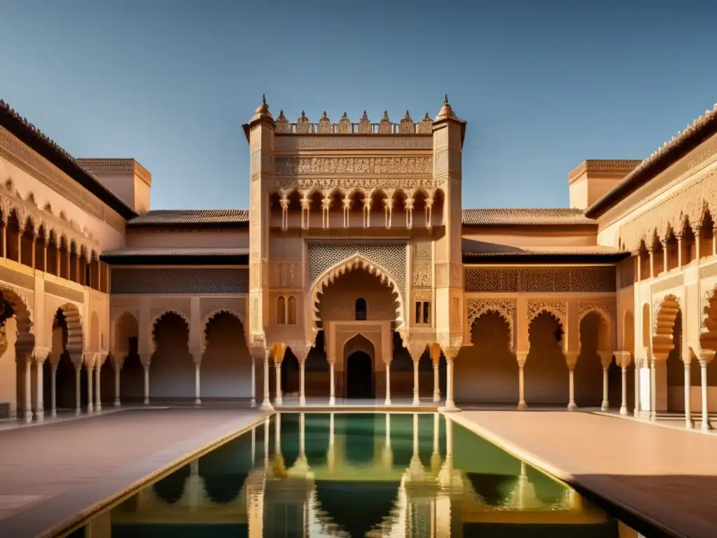 Palacio de la Alhambra, uno de los palacetes históricos más famosos, muestra su majestuosidad y belleza arquitectónica -