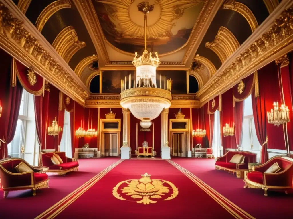 Interior opulento de Buckingham Palace, residencia icónica de la realeza británica - propiedades de la realeza