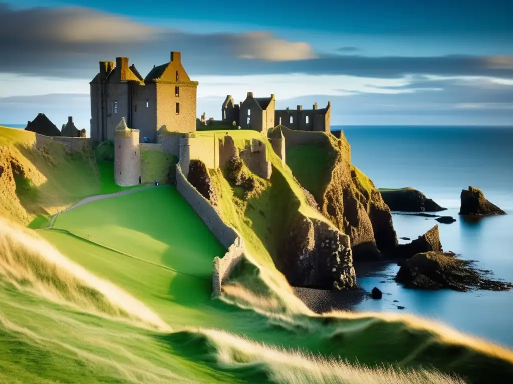 Dunnottar Castle, majestuosidad en Escocia: De Castillos a Mansiones: Las Propiedades más Emblemáticas de Escocia