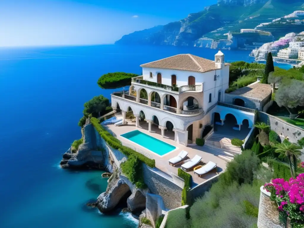 Mansión de lujo con vistas al mar en la Costa Amalfitana, Italia