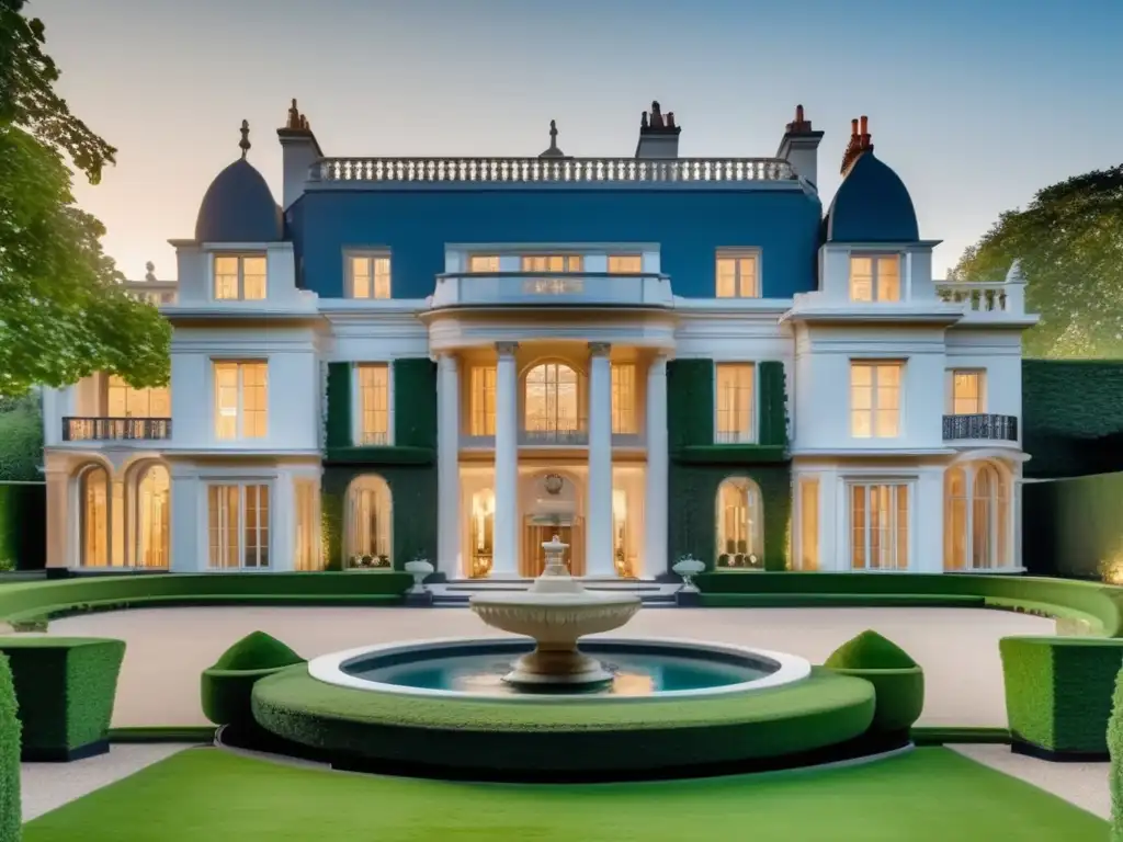 Mansión de lujo en Londres: opulencia y sofisticación en un exquisito paisaje verde