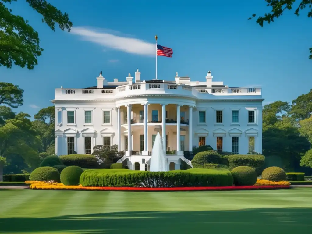 Mansión presidencial: White House en Washington D