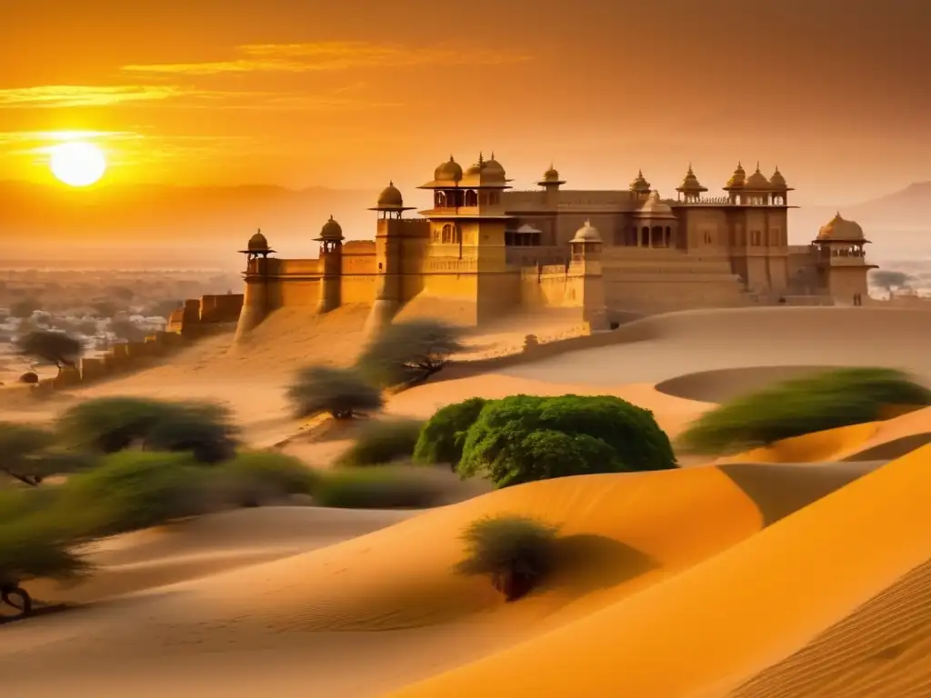 Majestuoso palacio en India: Jaisalmer, uno de los palacios más famosos de la India