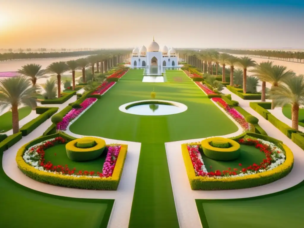 Jardines lujosos en la Mansión Sheikh Zayed - Los jardines más hermosos en las mansiones más lujosas del mundo