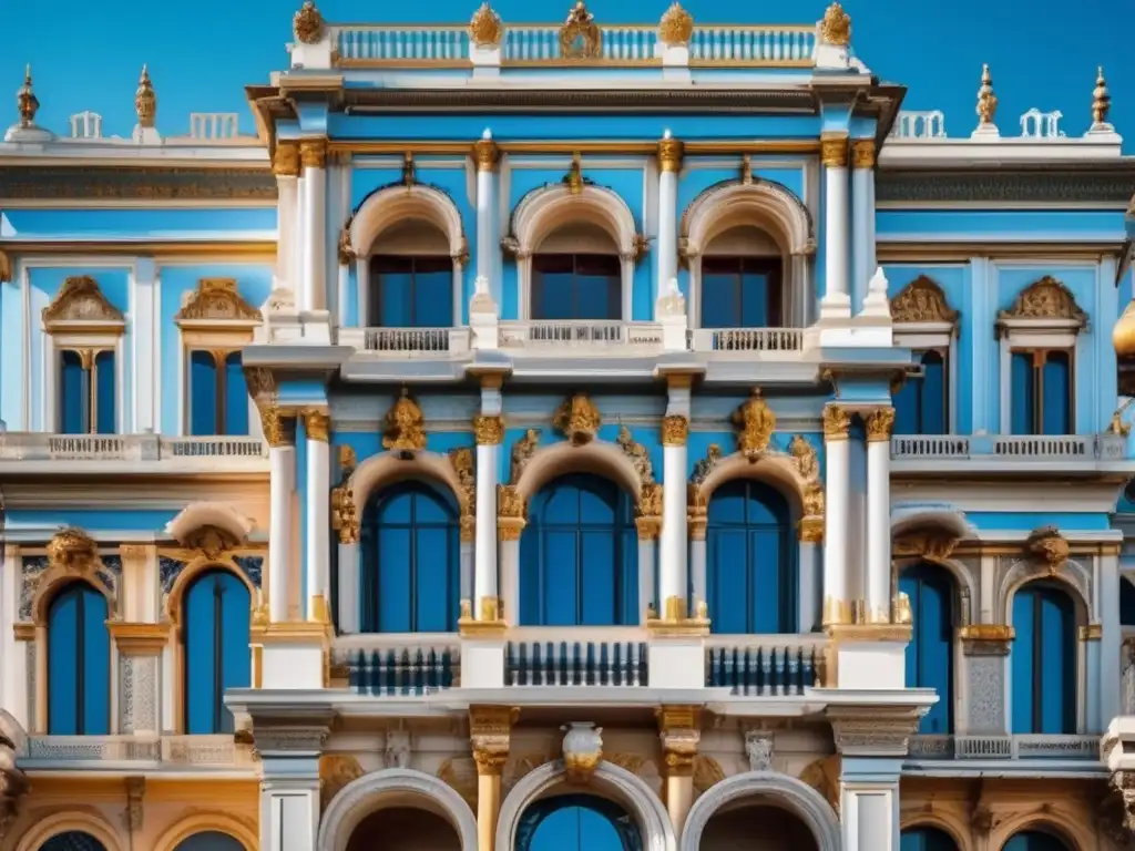 Palacio histórico en todo su esplendor, testamento visual de la belleza y lujo atemporal