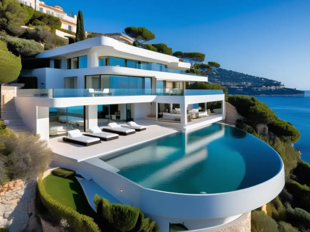 Mansión costera con vistas al mar: una joya de elegancia y lujo en la Riviera Francesa