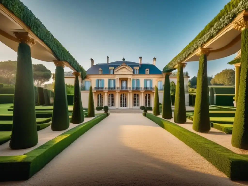 Mansión Les Cèdres en Francia, exquisita arquitectura rodeada de exuberante vegetación