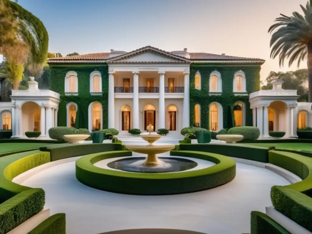 Mansión de Aaron Spelling en Holmby Hills, Los Ángeles: arquitectura lujosa y opulenta -