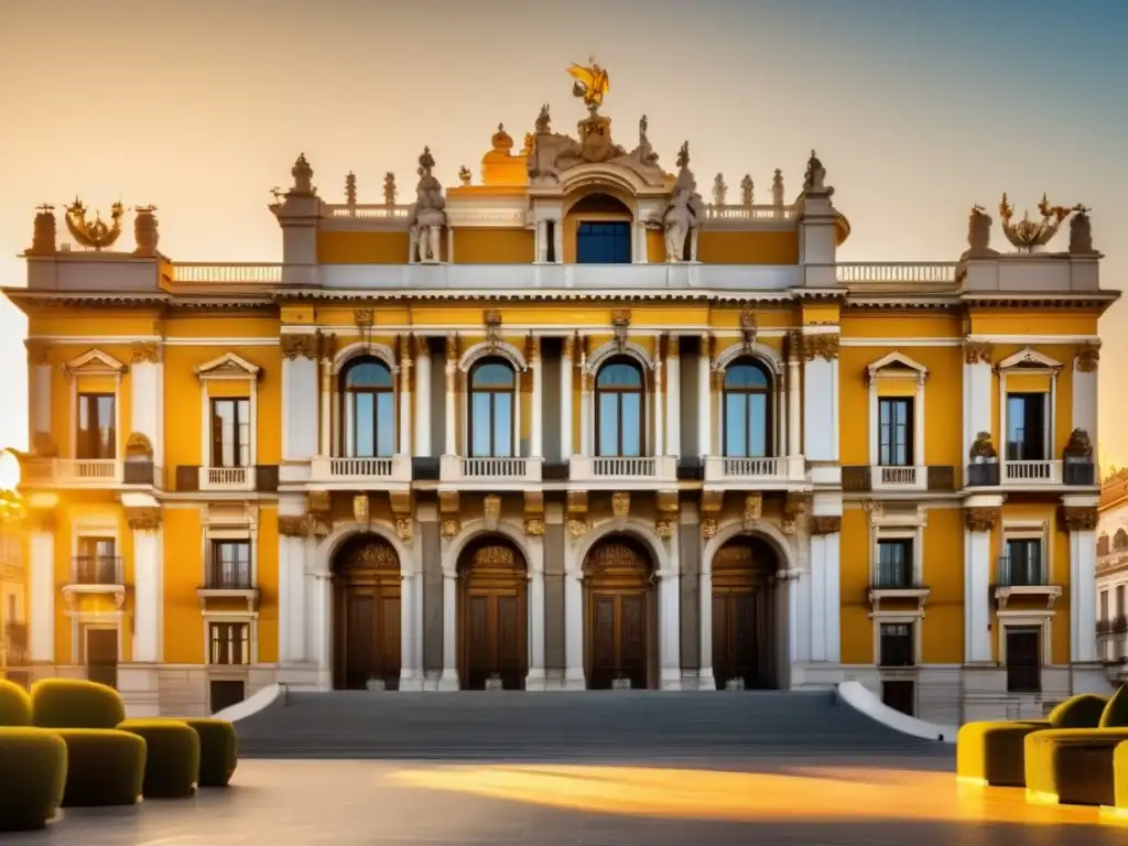 Palacete de Liria en Madrid, España: opulencia histórica de los palacetes en España