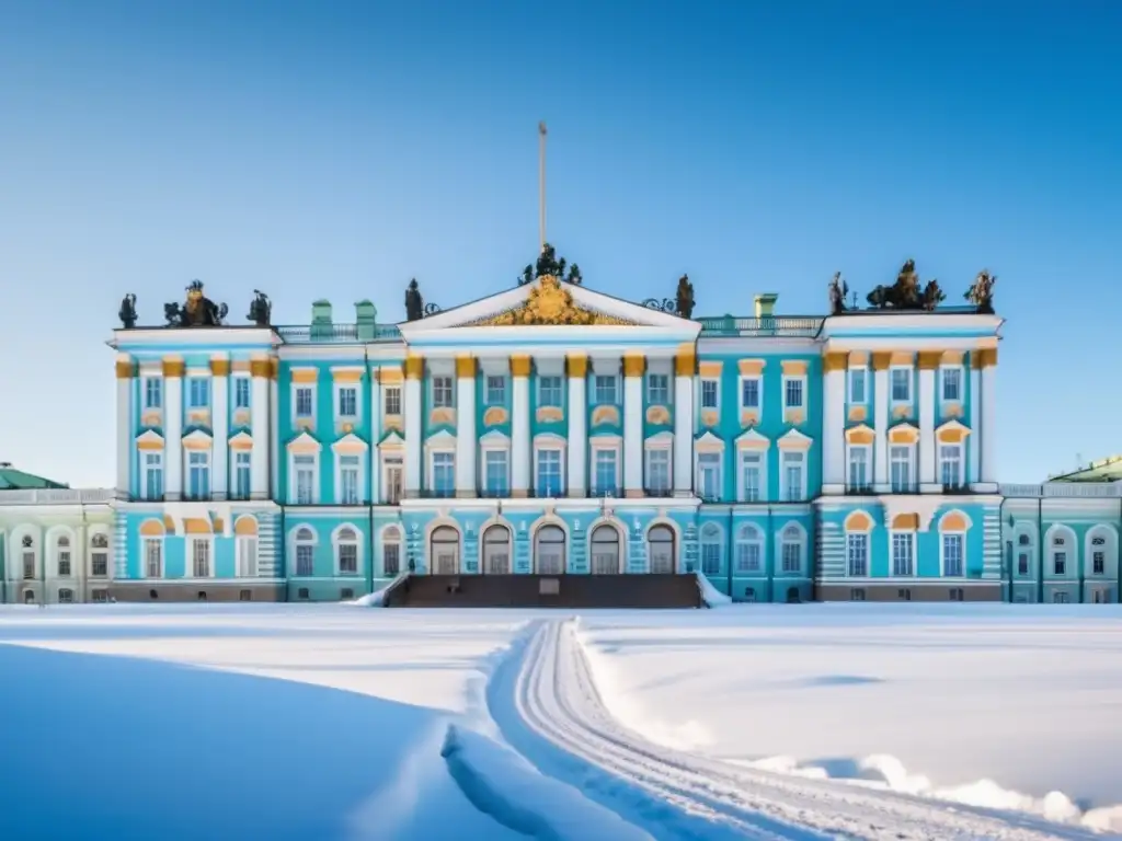 Palacio de Invierno en San Petersburgo, Rusia: Descubre las Mansiones Neoclásicas más Lujosas del Mundo