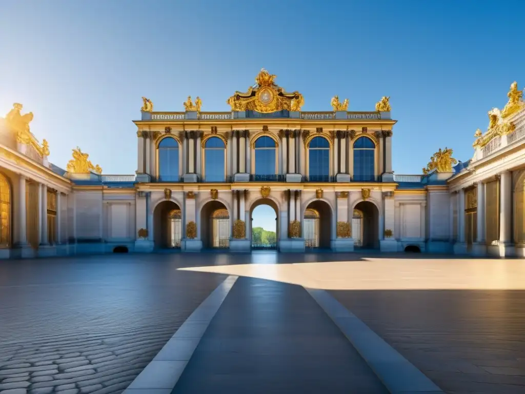 Versalles, grandioso palacio de Europa con jardines simétricos y fuentes elegantes