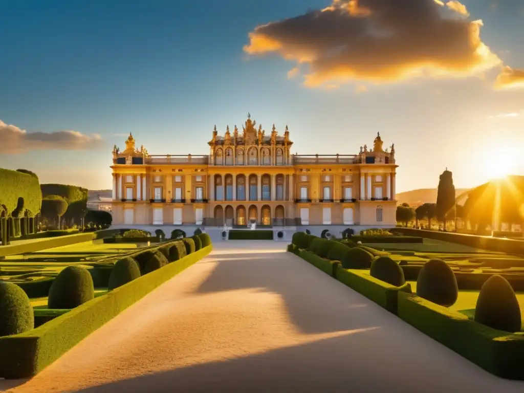 Palacio de Versalles, opulencia y lujo en un paisaje de palacetes históricos