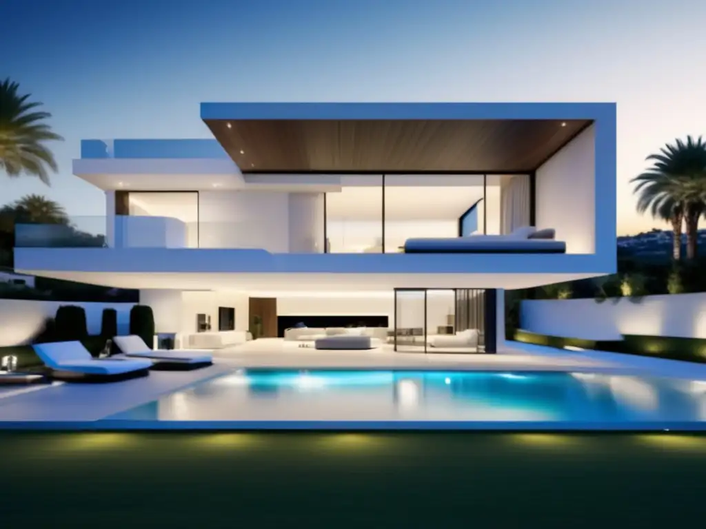 Villa contemporánea en Marbella: lujo y arquitectura moderna (La arquitectura moderna: Un elemento esencial en las mansiones de ensueño)