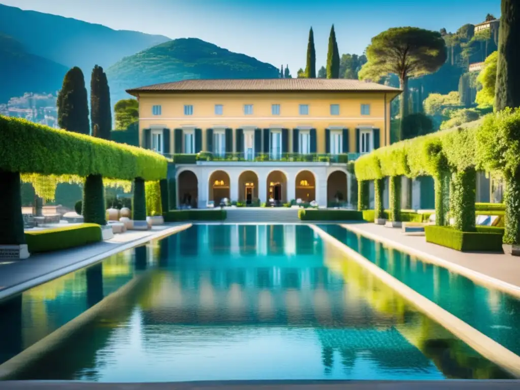 Piscina exclusiva en Villa d'Este: arte y lujo