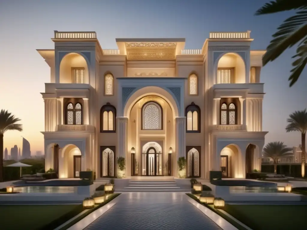 Villa Dar Cherifa en Dubai: Explora el Estilo Barroco en Arquitectura de Lujo