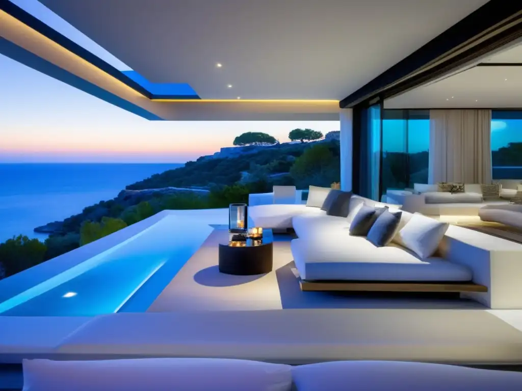 Villa de lujo en Ibiza con vistas al mar, elegante diseño y piscina infinita - mansiones con vistas al mar