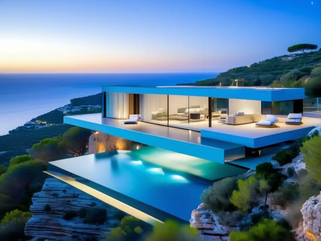 Arquitectura moderna en Mallorca: villa minimalista con vistas al mar