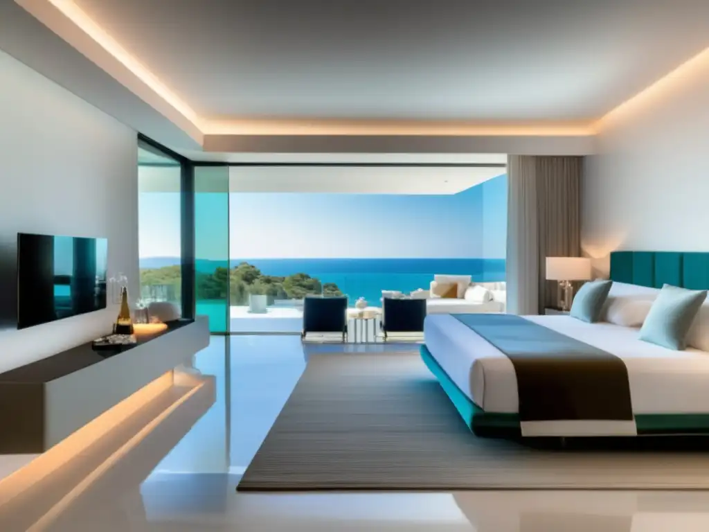 Las suites más lujosas de las villas modernas en Ibiza, España