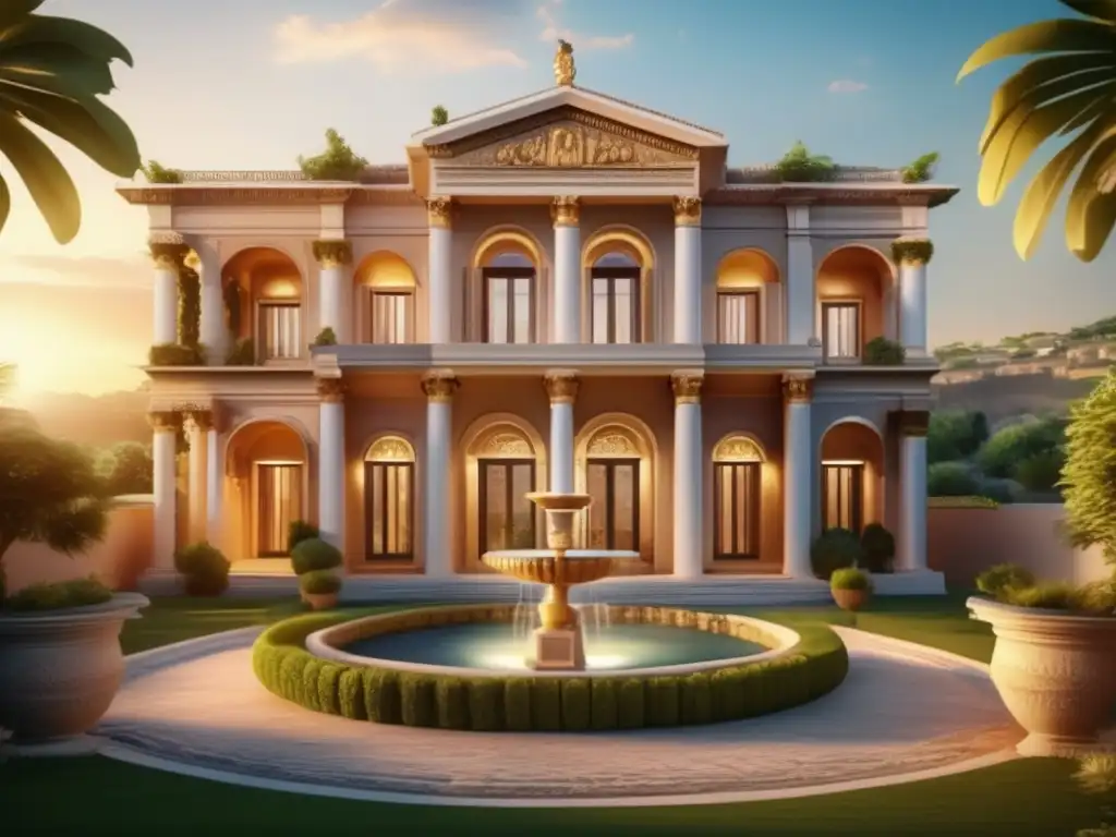 Villa Romana: Lujo y Elegancia en la Arquitectura de Mansiones